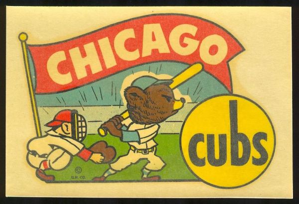 1950 Chicago Cubs Decal